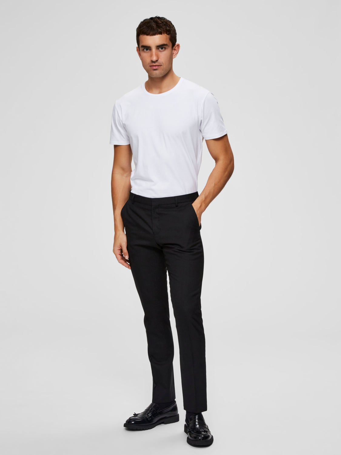 SLHNEWPIMA T-Shirt - bright white